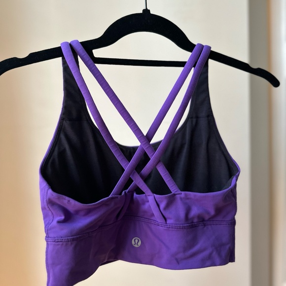 Lululemon Set – Purple Top & High-Rise Shorts - Picture 3 of 5